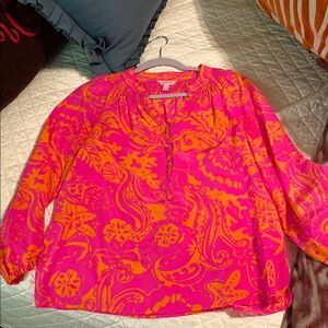 Lilly Pulitzer Pink and Orange Elsa